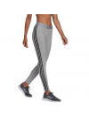 Dámske legíny adidas Loungewear Essentials s 3 prúžkami sivé HE7016